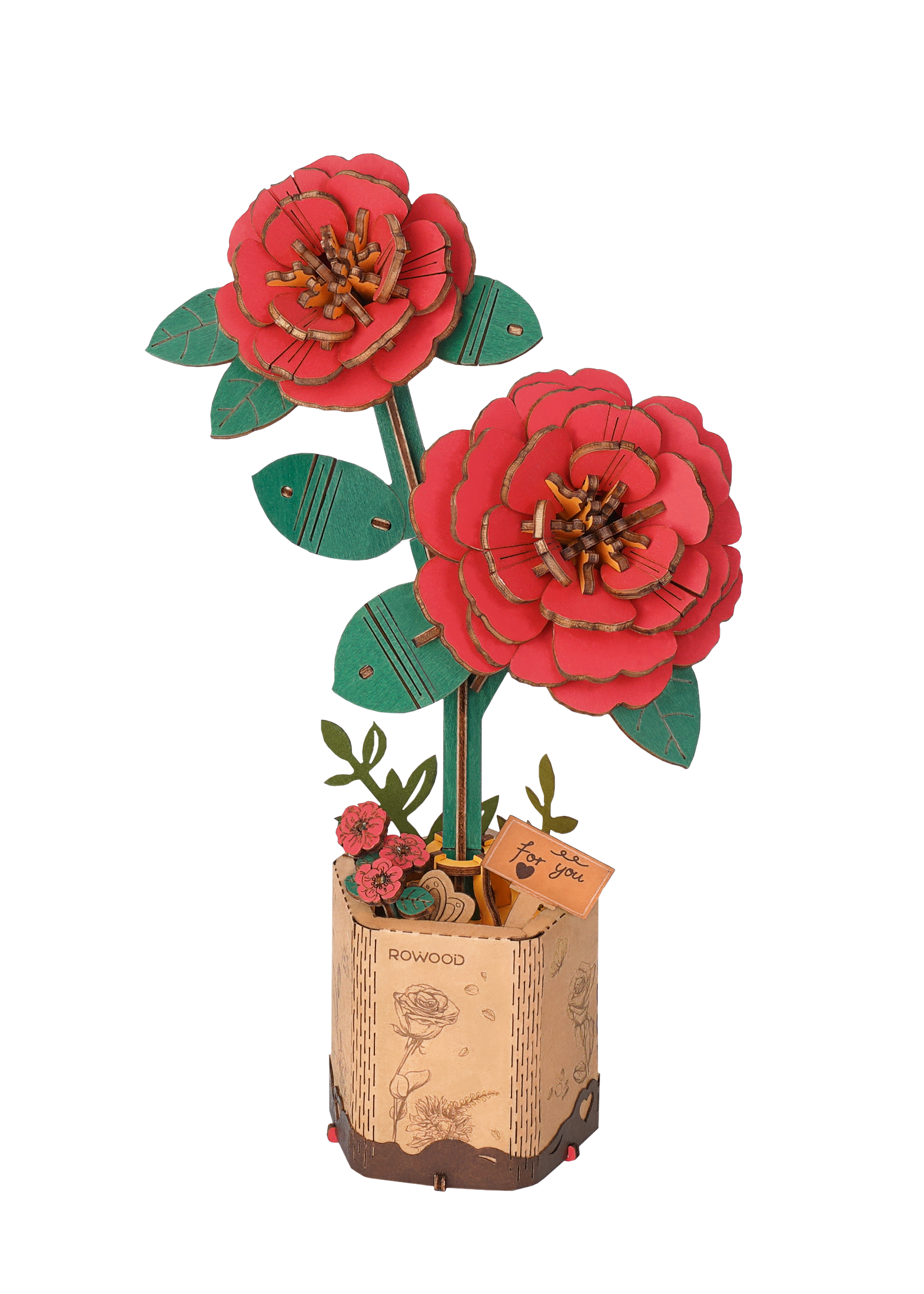 3D Wooden Flower Puzzle Bundle Pack