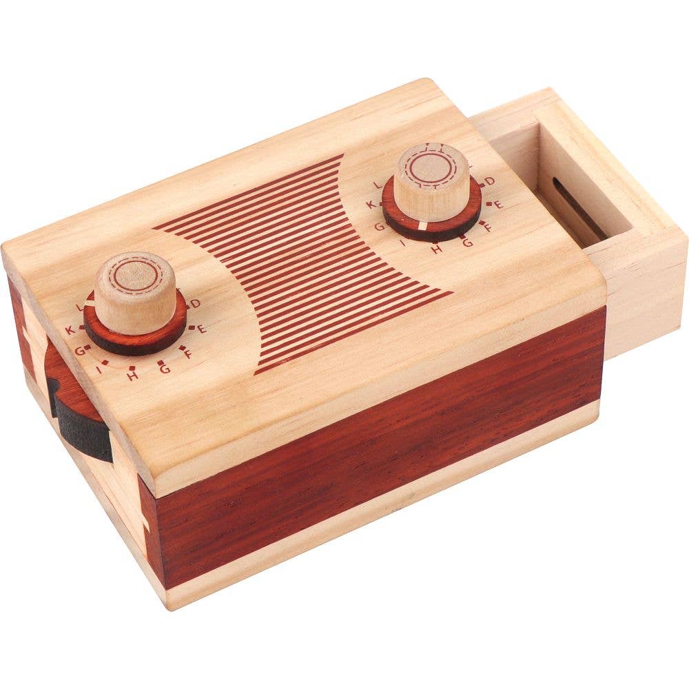 Vintage Radio Puzzle Box | Wooden Puzzle Box