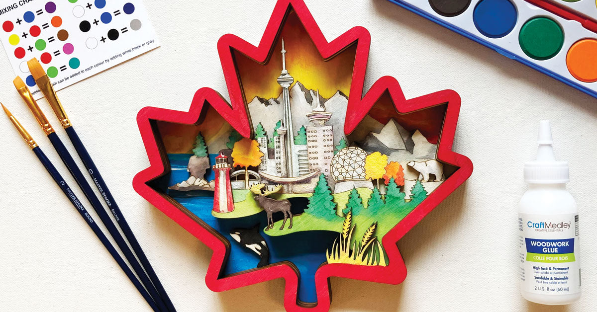 Canada Coast to Coast Art Kit - Puzzle Lab