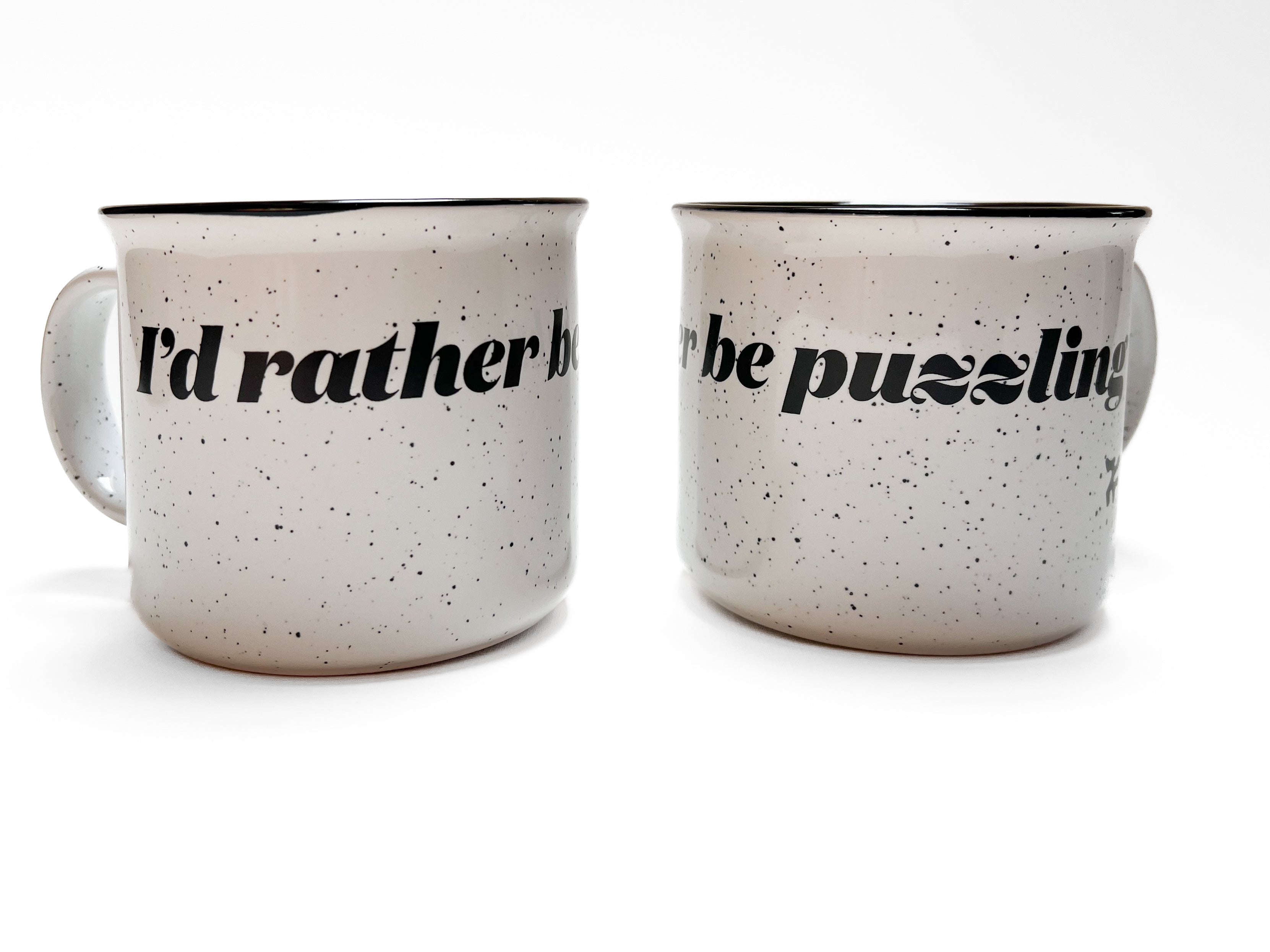 "I'd rather be puzzling" Ceramic Mug