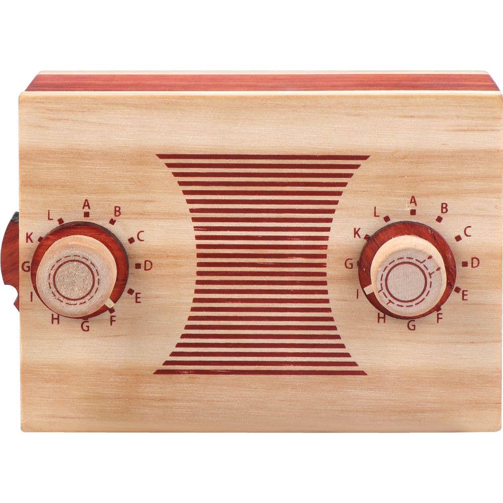 Vintage Radio Puzzle Box | Wooden Puzzle Box