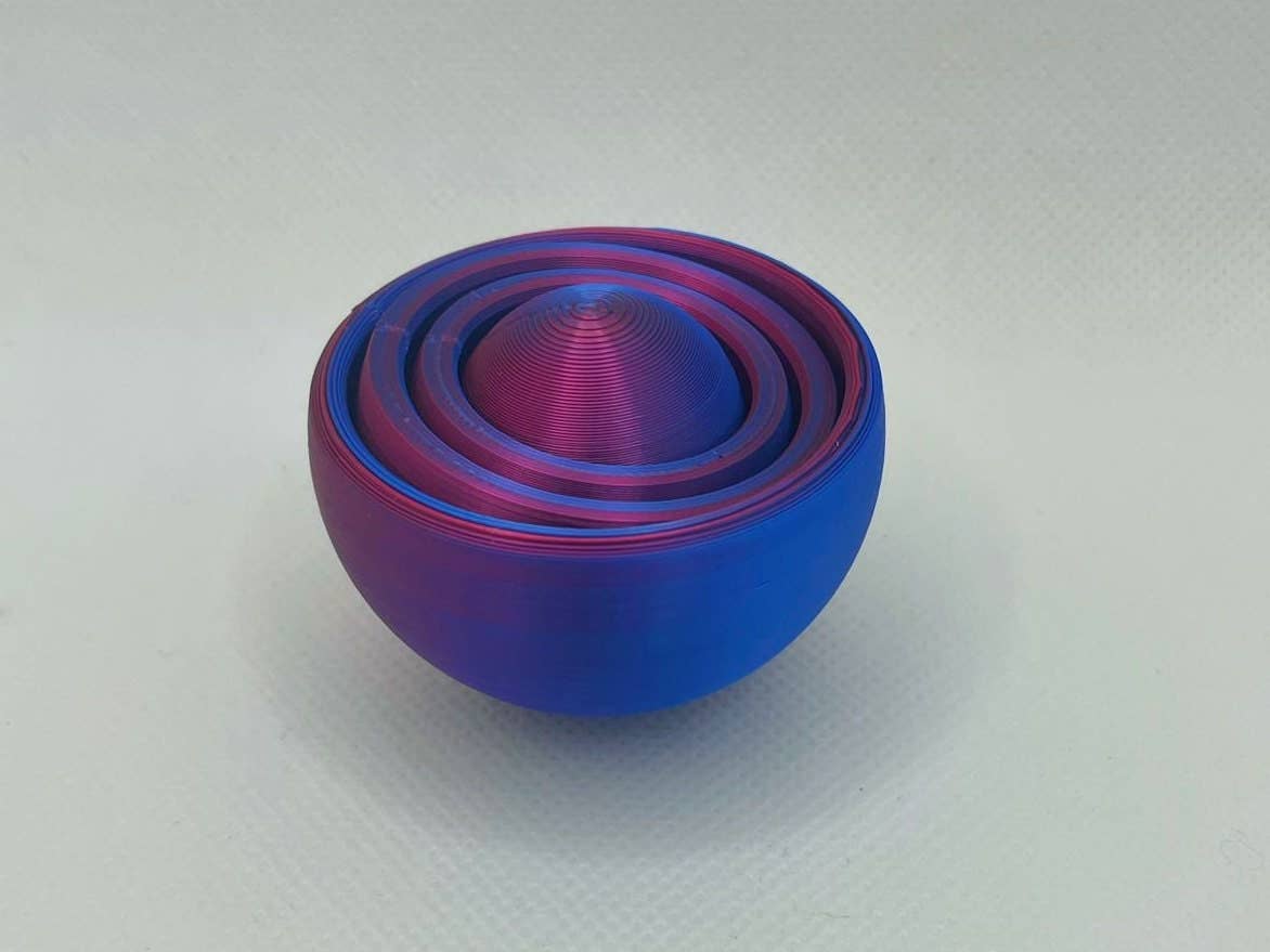 Gyroscope Fidget Spinner - Blue Raspberry