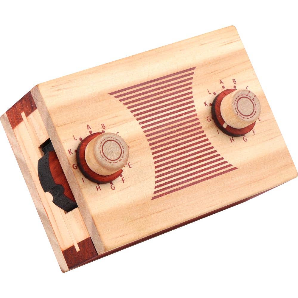 Vintage Radio Puzzle Box | Wooden Puzzle Box